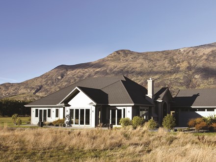 Gerard Senator steel roof on a rural home in New Zealand's South Island